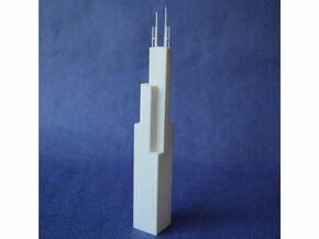 Willis Tower in White Natural Versatile Plastic
