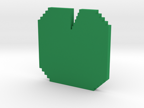 pixel Lotus leaves  in Green Processed Versatile Plastic