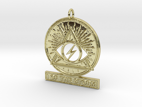 I OF THE STORM Pendant in 18k Gold