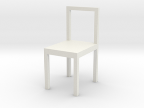106102231 Chair in White Natural Versatile Plastic