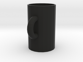 cup.stl in Black Natural Versatile Plastic