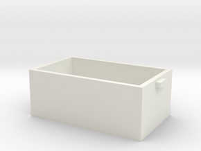 BOX.stl in White Natural Versatile Plastic