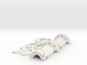 Garfy's Get-a-Grip Miniature Model Handle Holder in White Natural Versatile Plastic