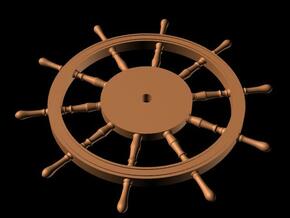 1:78 HMS Victory Ships Wheel in Tan Fine Detail Plastic