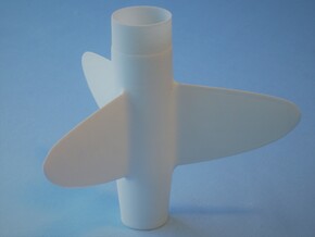 Sprint-style Fin Unit BT50 for 18mm motors in White Processed Versatile Plastic