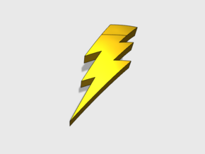 Lightning Bolt - Shoulder Insignia pack in Tan Fine Detail Plastic