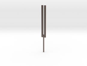 Tuning Fork in Polished Bronzed Silver Steel