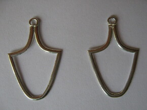 Hypa Earrings in Polished Silver