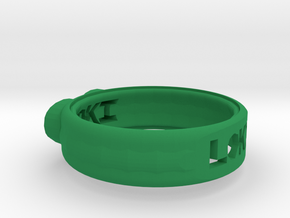 Ring for Loki in Green Processed Versatile Plastic