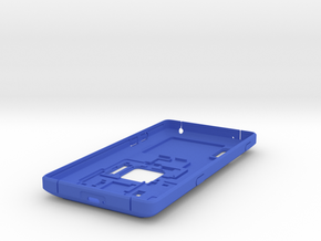 DIY Extension-Case Rev.4 for FP2 in Blue Processed Versatile Plastic