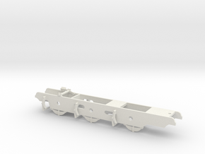 LSWR Adams G6 - 00 (Chassis Only) in White Natural Versatile Plastic