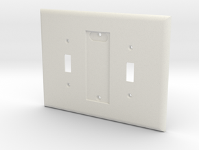 Philips Hue Dimmer 3 Gang Switch Plate in White Natural Versatile Plastic
