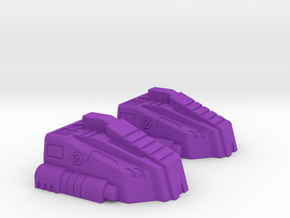 Terror Combiner's Slippers in Purple Processed Versatile Plastic
