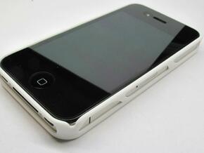 iPhone 4 / 4s case - Cell 2 in White Processed Versatile Plastic
