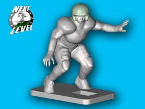 Right Offensive Tackle (2.2g) in Tan Fine Detail Plastic