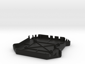 Enclosure - Bottom, Multi-Rotor Carrier Board in Black Natural Versatile Plastic