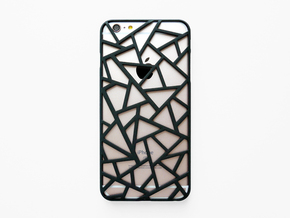 iPhone 6 plus / 6S plus Case_Triangles in White Processed Versatile Plastic
