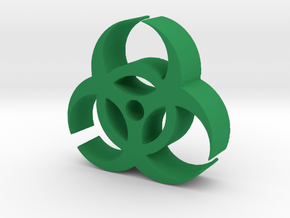 the Quarantine Specialist Game Piece in Green Processed Versatile Plastic