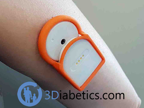 Kiwi Slim Shell for MiaoMiao Diabetic Monitor in Orange Processed Versatile Plastic