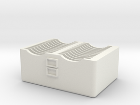 22-Game 3DS Cartridge Case in White Natural Versatile Plastic