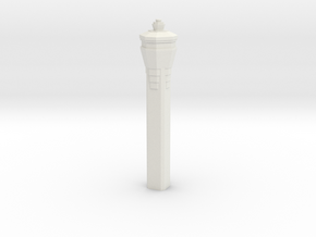 Miami International Airport Tower in White Natural Versatile Plastic: 1:400