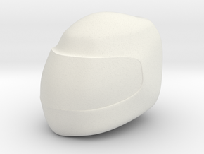 FR02 F1 Style Helmet in White Natural Versatile Plastic