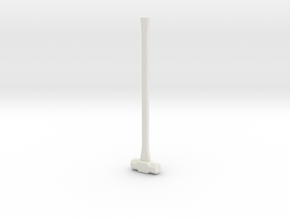 Sledge Hammer - 1:8 scale in White Natural Versatile Plastic