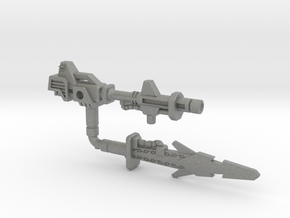 Metalhawk / Vector Prime Weapons (3mm, 5mm) in Gray PA12: Small