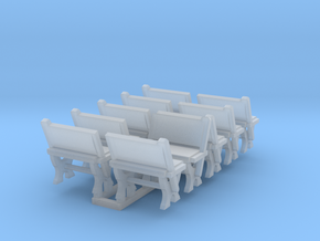 LNWR seating A, OO in Tan Fine Detail Plastic
