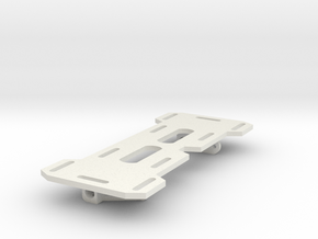 HPI Venture LCG Battery tray Rev1 in White Natural Versatile Plastic