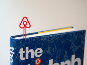 Airbnb Bookmark in Red Processed Versatile Plastic