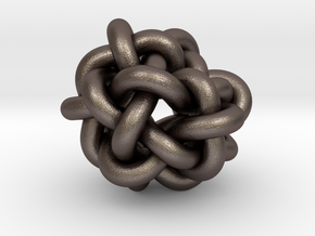 B&G Knot 05 in Polished Bronzed-Silver Steel
