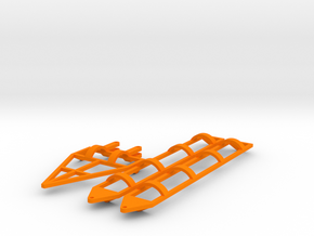 1/64 (S scale) 80 ft roller in Orange Processed Versatile Plastic