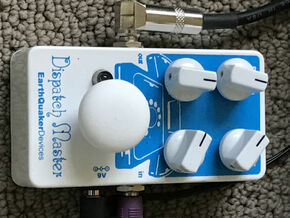 Big StompBox Button 8.7mm in White Natural Versatile Plastic