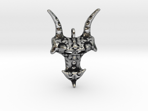 Dragon head in Antique Silver