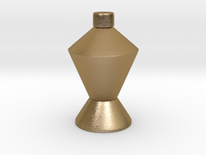 CHUAN'S Champion Bottle in Polished Gold Steel