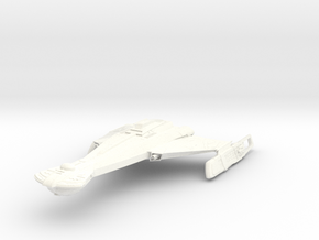 Klingon K24 Kavar Class Escort Destroyer 7.1" Long in White Processed Versatile Plastic