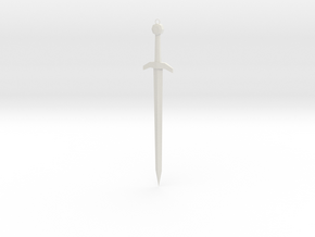 sword.STL in White Natural Versatile Plastic