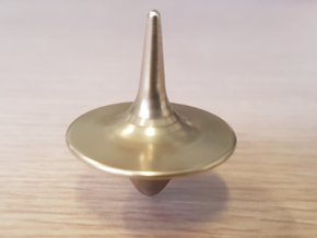 Inception Spinning top in Polished Nickel Steel