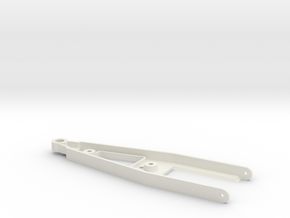 droparm short for "Back to '60" chassis in White Natural Versatile Plastic