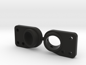 Link mounts for 12mm tube in Black Natural Versatile Plastic