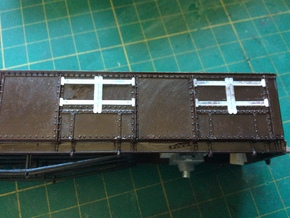 GWR Bogie Coal Wagon Details in Tan Fine Detail Plastic