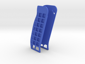 CZ Flat Cutaway grip (no holes) in Blue Processed Versatile Plastic