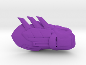 Batman Gauntlet Left in Purple Processed Versatile Plastic