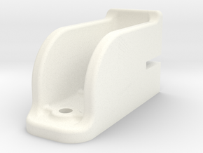 Camel Co Door Track Support - 2.5" scale in White Processed Versatile Plastic