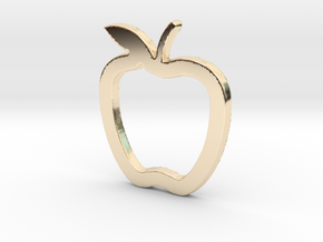 Weight Loss diet Apple Fruit Pendant for Women in 14K Yellow Gold