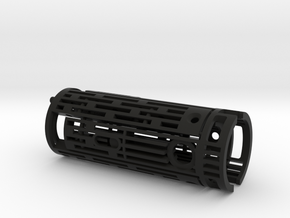 Obi Arena lightsaber hilt chassis for NANO PROFFIE in Black Natural Versatile Plastic