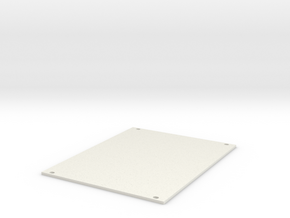 Eurorack Blank Panel 20HP in White Natural Versatile Plastic