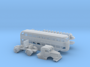 H6-Sattelbus 1:120 in Tan Fine Detail Plastic