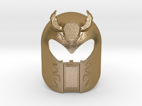 Mask of Magnetism - Magneto  in Polished Gold Steel